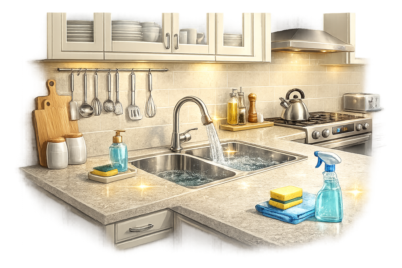 Kitchen and bathroom subject icon